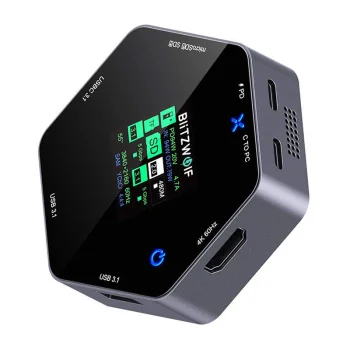 Blitzwolf BW-TH16 8-in-1 Docking Station with LCD Display & 100W PD