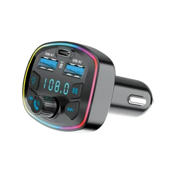 Forever TR-360 Bluetooth FM Transmitter, Black