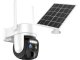 Solar Powered Outdoor WiFi Security Camera PTZ with 10x Zoom & Motion Detection IP66