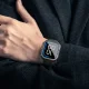 AmazingThing Titan Pro Aluminum Case for Apple Watch 11 46mm, Black