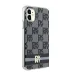 DKNY iPhone 11 / XR Case IML Checkered Mono Pattern MagSafe, Black