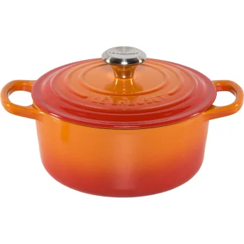 Le Creuset Signature Cast Iron Round Casserole 18 cm, 1.8 L, Volcanic