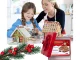 Metal Gingerbread House Cookie Cutter Set (10 pcs) Silver