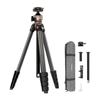 Neewer LT35 360° Carbon Fiber Travel Tripod with Ball Head