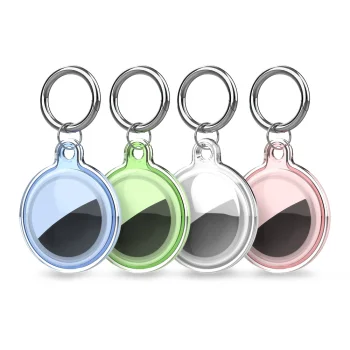 Waterproof Case for Apple AirTag, WAT-05-0Y1S, 4 Pack, Multicolor