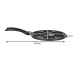 Ruhhy 19317 Egg and Pancake Pan with Emoji Faces, 26 cm, Black