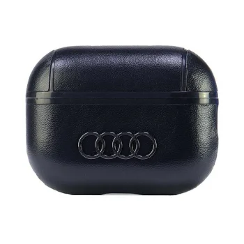 Audi Leather Big Logo Case for AirPods Pro 2, Black