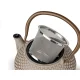 Bredemeijer Jiangxi 153203 0.7L Cast Iron Teapot with Filter, Beige