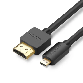 Ugreen HD127 Micro HDMI to HDMI 2.0 Cable 4K 60Hz, 1m, Black