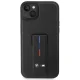 BMW iPhone 14 Plus / 15 Plus Case Grip Stand Hot Stamp, Black
