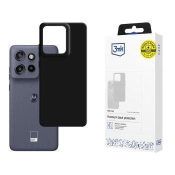 3Mk Protection Matt Case for Motorola Edge 50 Neo, Black