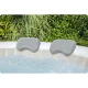 Bestway 60316 Lay-Z-Spa Inflatable Pool Headrests, 2 pcs, Grey