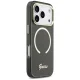 Guess IML Script Metal MagSafe Case for iPhone 17 Pro Max, Black