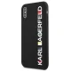 Karl Lagerfeld Glossy Bauhaus Case for iPhone X / XS, Black