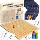 Wooden Multiplication Table Board Game Kruzzel 24639