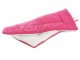 Fabric pet bed mat for dogs and cats, 50x35 cm, pink
