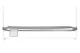 Ecotoys Bed Guard Rail for Kids, 200 cm, Grey/White