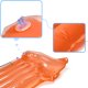 BESTWAY 44013 Piepūšams Vienvietīgs Peldēšanas Ūdens Matracis Oranžs, 183 cm | Inflatable Floating Single...