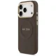 Guess Peony Hot Stamp MagSafe Case for Apple iPhone 17 Pro, Brown