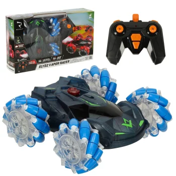 REVOLT Slydz Vapor Racer 360 RC Car with Smoke Effect, Blue