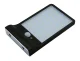 Solar Street Lamp with 36 LEDs and Motion Sensor, Black