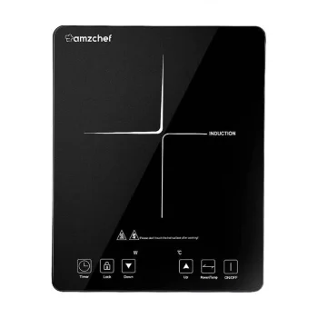 Amzchef CB16-BK Single Induction Cooker 2000W Black
