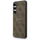 Guess 4G Ring Classic Logo MagSafe Case for Samsung Galaxy S25 FE - Brown