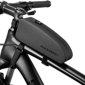 Rockbros AS-019 Waterproof Bicycle Frame Bag, 1.5L, Black