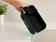 Dish Soap and Hand Soap Dispenser with Sponge, Black/Transparent