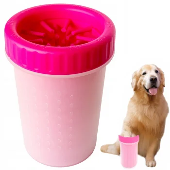 Silicone Paw Cleaner for Dogs, Large (XL), Pink
