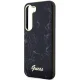 Guess Marble Collection dėklas Samsung Galaxy S23+ telefonui, juodas