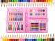 Art Painting and Drawing Set in Case, 68 pcs, Pink