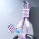 USB-C to 1m 5A 100W cable - purple