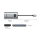 Orico PW11 6-in-1 USB-C Docking Station 3x USB 3.0 HDMI 4K RJ45 2.5G PD 100W - Gray