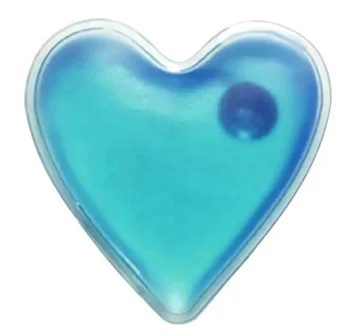 Reusable Hand Warmer Gel Heat Pack, Heart Shaped Pocket Heater