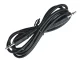 3.5mm (miniJack) to 3.5mm (miniJack) Audio Cable, 1m, Black