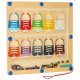 Magnetic Maze Montessori Learning Colors and Counting, shoes