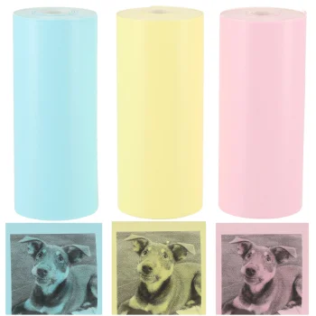 Color Thermal Paper Rolls for Mini Printer 57mm x 3m, 3 pcs.