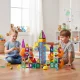 Multistore Magnetic Building Blocks with LED Lights and Marble Run, 134 Pieces