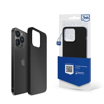 3mk Silicone Case for iPhone 13 Pro Max, Black