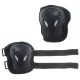 RALLEX Knee, Elbow, and Wrist Protection Set, Black