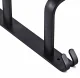 Wall-Mounted Towel Rack, Matte Black