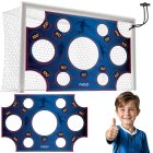 Neo-Sport Precision Target Net for Soccer Goals 300 x 200 cm - Improve Your Shooting Accuracy