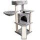 Multi-Level Cat Scratching Post with Bed and Hammock 94cm