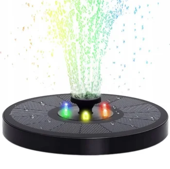 Solar Pond Fountain with RGB LED Lighting ZD70G