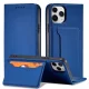 Wallet Case for iPhone 12 Pro with Card Holder and Stand, Blue