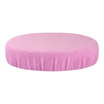 Terry Cloth Beauty Stool Cover 30-35 cm, Pink