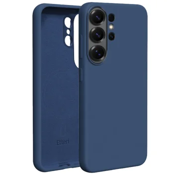 Etteri Silicone Mag Case for Samsung Galaxy S26 Ultra, Dark Blue