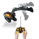 Remote Controlled Crawler Excavator Digger Toy, black