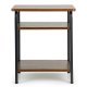 Modernhome 3-Tier Loft Style Coffee Table, Industrial End Table